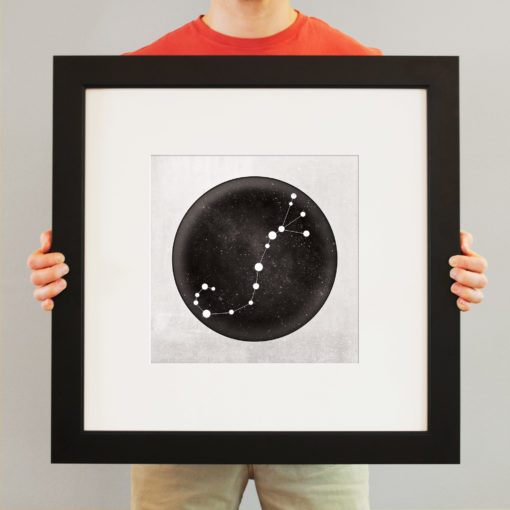 Scorpio Constellation Art Print by City Prints - Image 3