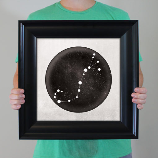 Scorpio Constellation Art Print by City Prints - Image 4