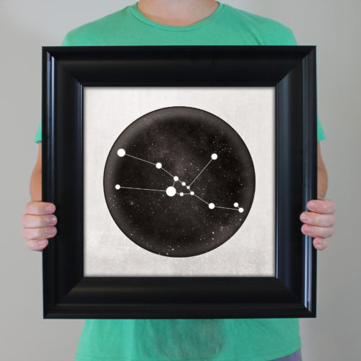 Taurus Constellation Art Print by City Prints - Image 4