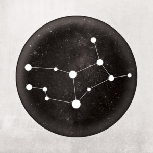 Virgo Constellation Art Print by City Prints