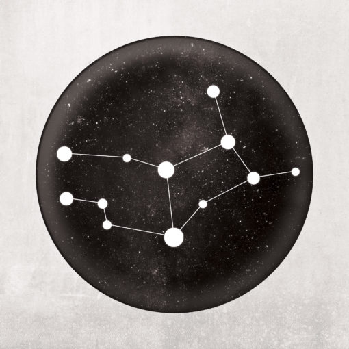 Virgo Constellation Art Print by City Prints