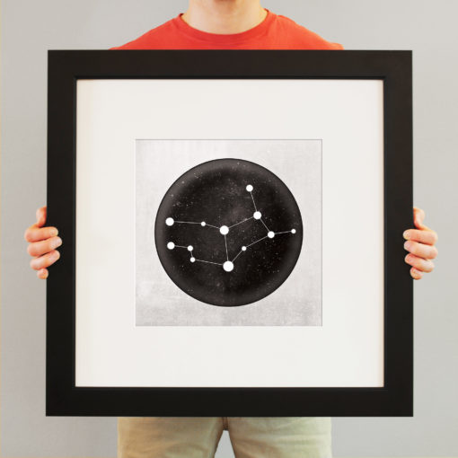 Virgo Constellation Art Print by City Prints - Image 3