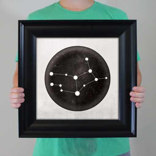 Virgo Constellation Art Print by City Prints - Image 4