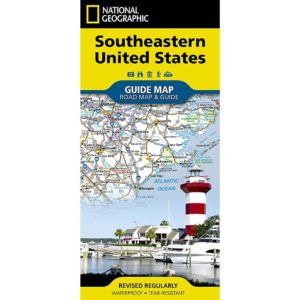 National Geographic - United States - Southeastern USA - Guide Folding Travel Map