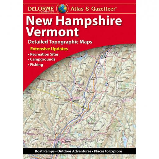 New Hampshire and Vermont Atlas & Gazetteer by DeLorme