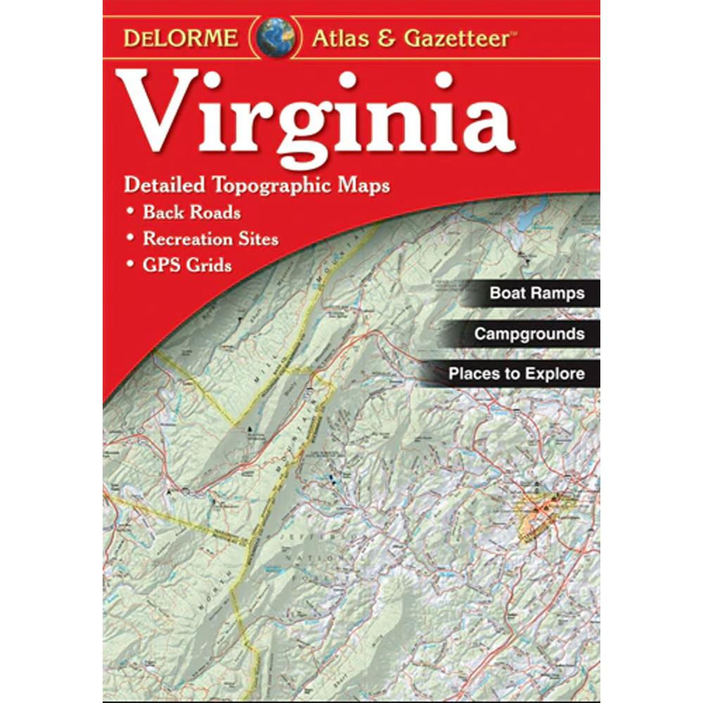 Delorme Atlas 16244 Carte Topographique pour Virginia 22621