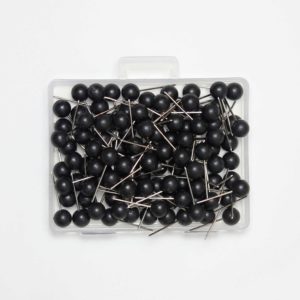 Map Push Pins - Black