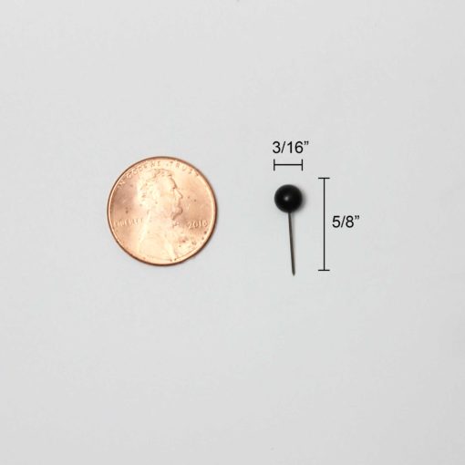 Map Push Pins - Black - Image 3