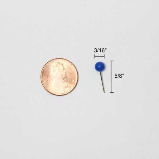 Map Push Pins - Dark Blue - Image 3