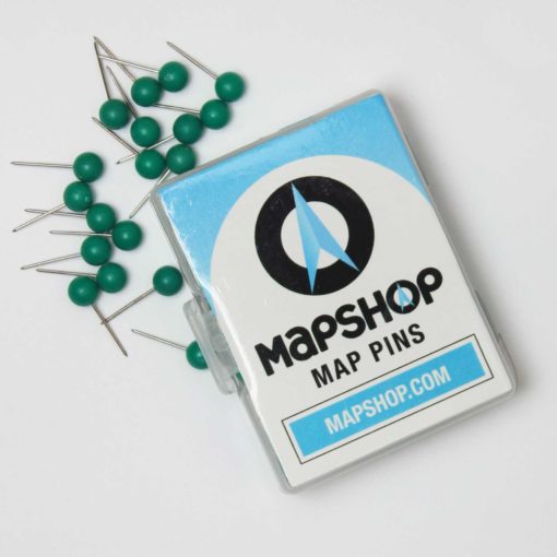 Map Push Pins - Green - Image 2