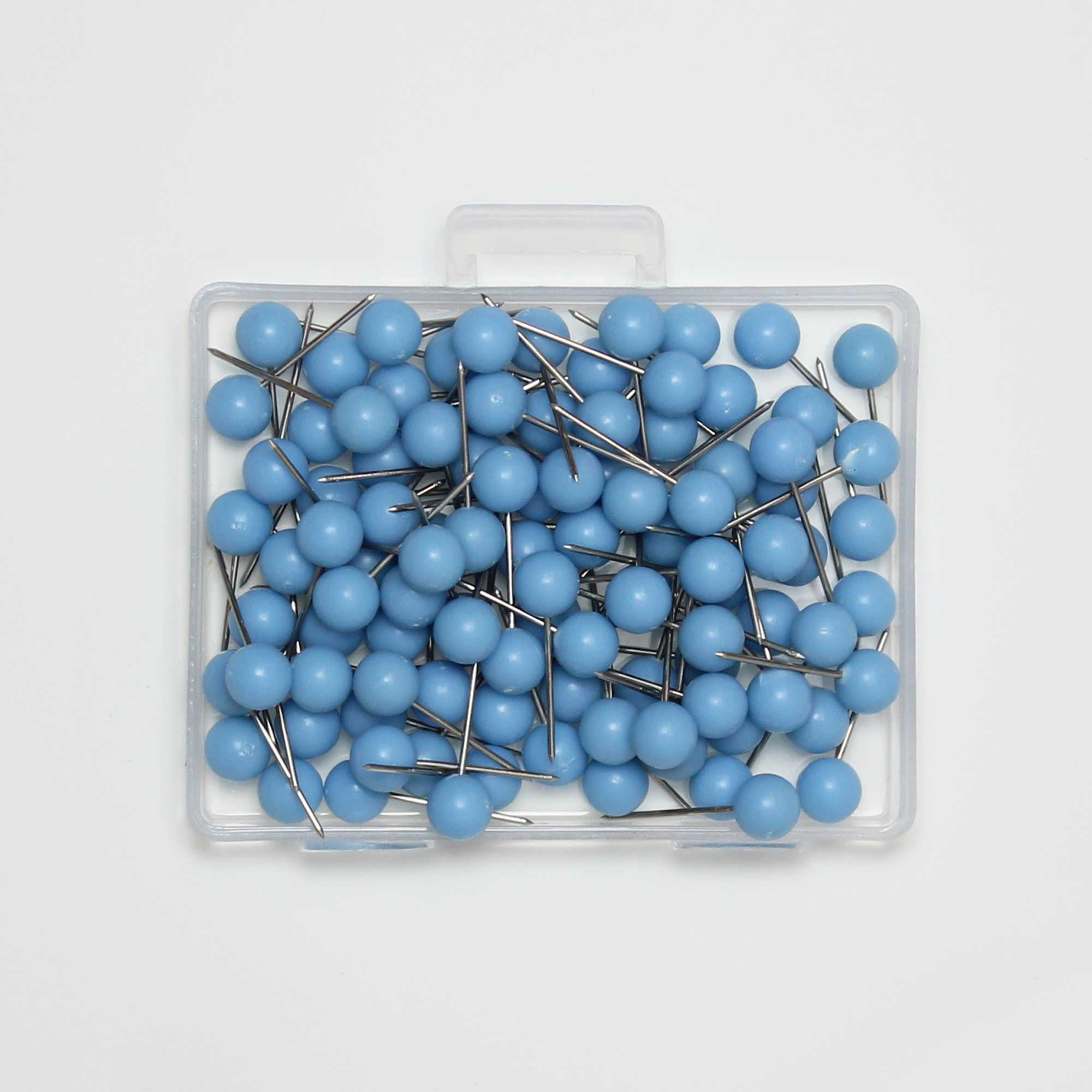 Map Push Pins - Light Blue