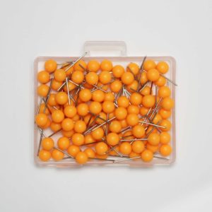 Map Push Pins - Orange