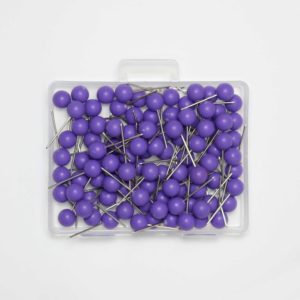 Map Push Pins - Purple