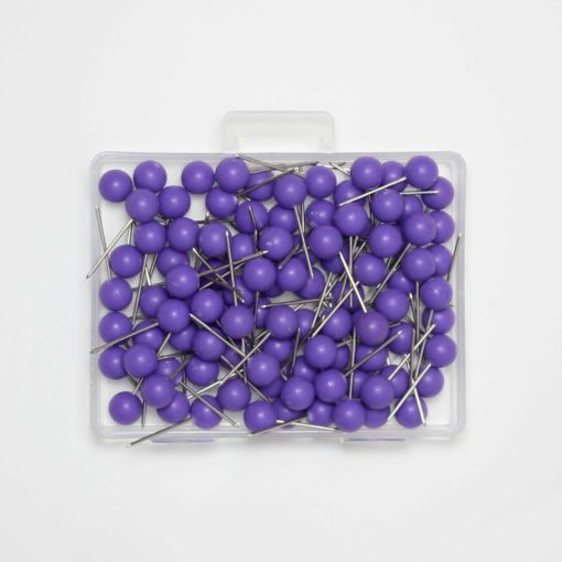 Map Push Pins - Purple