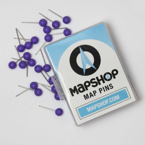 Map Push Pins - Purple - Image 2