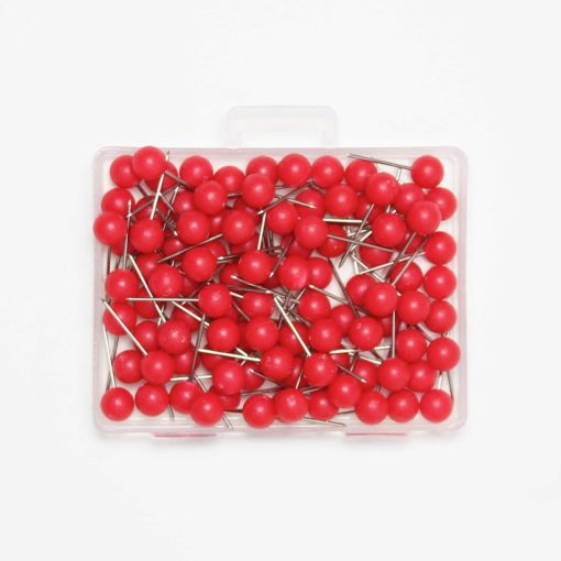 Map Push Pins - Red
