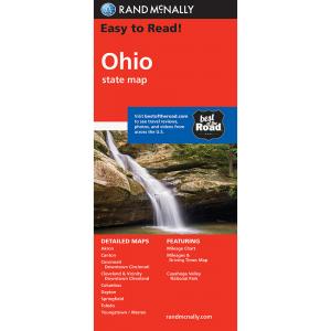 Rand McNally - Ohio, Easy to Read - Folding Travel Map