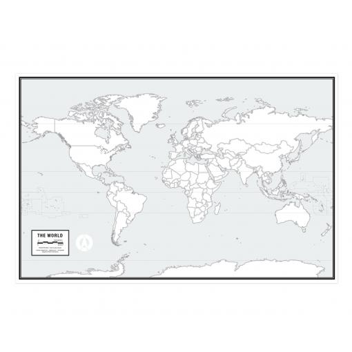 Blank world map for travel, education, and geographical reference. High-quality, printable map with countries and continents outline for all mapping needs. Ideal for classrooms, offices, and travel planning.