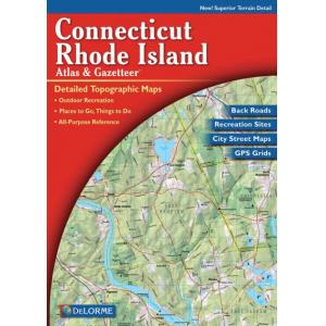 Connecticut and Rhode Island Atlas & Gazetteer by DeLorme