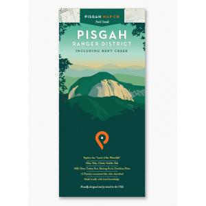Pisgah Map Co - Pisgah Ranger District Trail Guide - Folding Travel Map