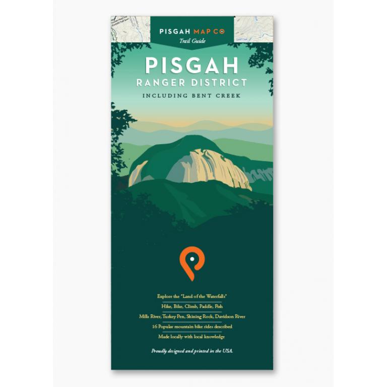 Pisgah Map Co - Pisgah Ranger District Trail Guide - Folding Travel Map