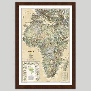 Africa Continent Wall Maps