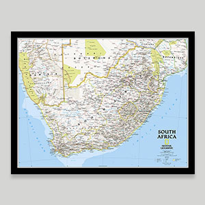 African Country Wall Maps