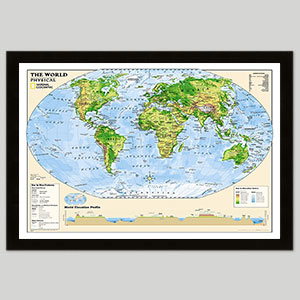 Physical World Maps