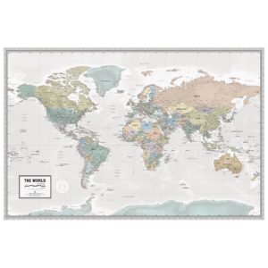 World Odyssey Wall Map by South of Kings