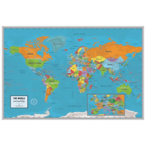 World Scholar Wall Map by South of Kings