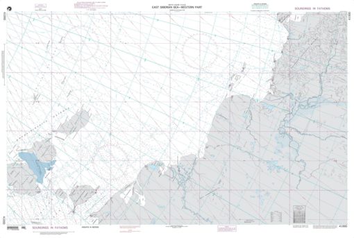 NGA Chart - East Siberian Sea, Western Part (Arctic Ocean) - 41000