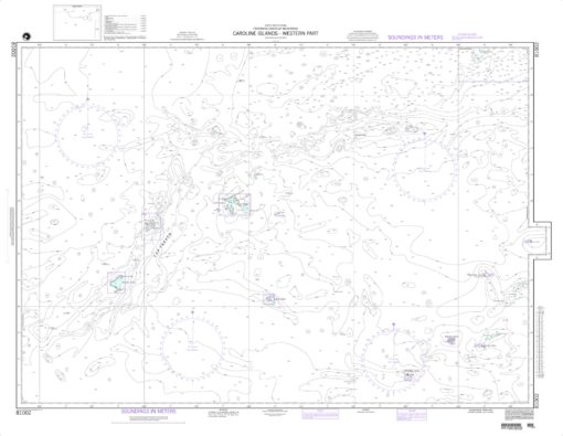 NGA Chart - Caroline Islands - Western Part - 81002