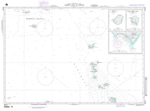 NGA Chart - Normorik Atoll to Nonouti - Marshall Islands - 81012