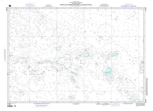 NGA Chart - Namonuito Atoll to Faraulep Atoll - 81023