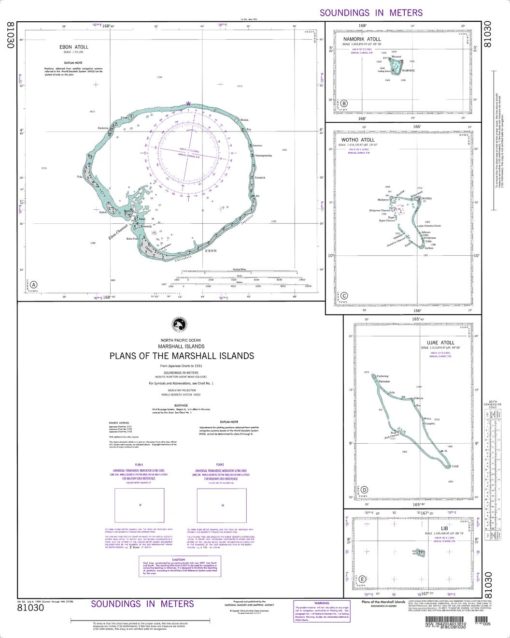 NGA Chart - Plans of the Marshall Islands - 81030
