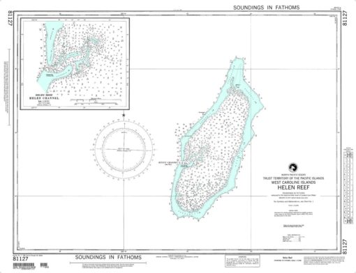 NGA Chart - Helen Reef (West Caroline Islands) - 81127