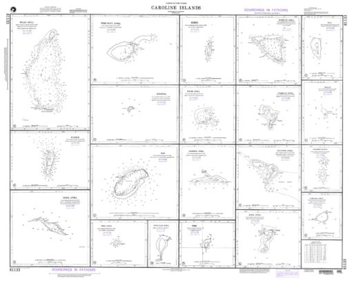 NGA Chart - Pulap Atoll, Caroline Islands - 81133