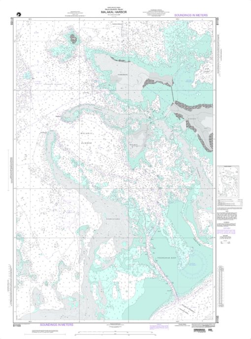 NGA Chart - Malakal Harbor - 81155