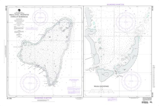 NGA Chart - Ngulu Island, Caroline Islands - 81166