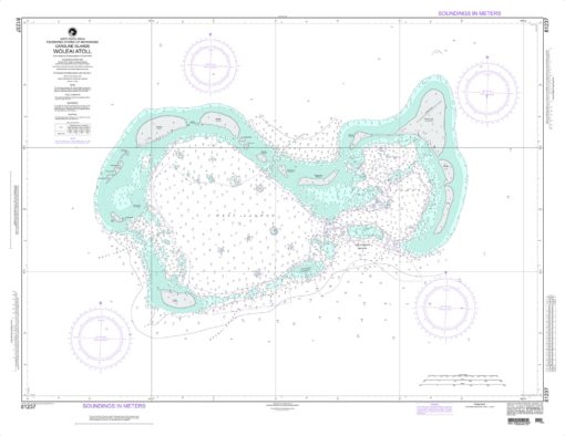 NGA Chart - Woleai Atoll, Caroline Islands - 81237