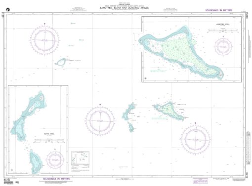 NGA Chart - Lamotrek, Elato and Olimarao Atolls (Caroline Islands) - 81251