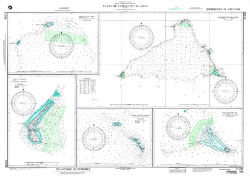 NGA Chart - Plans of Namonuito Islands (East Caroline Islands) - 81288