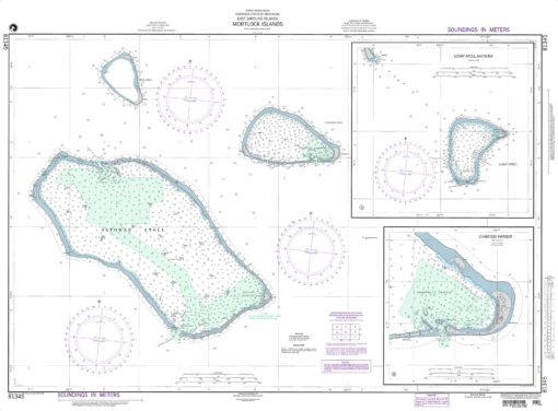 NGA Chart - Mortlock Islands, East Caroline Islands - 81345