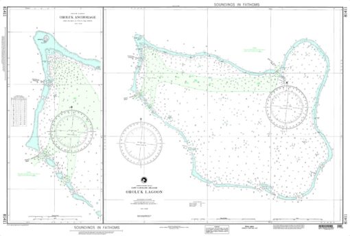 NGA Chart - Oroluk Lagoon Caroline Islands - 81411