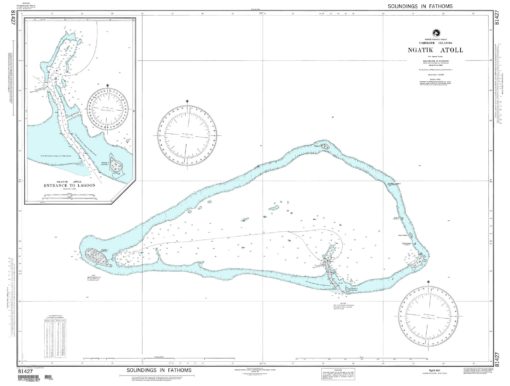NGA Chart - Ngatik Atoll Caroline Islands - 81427
