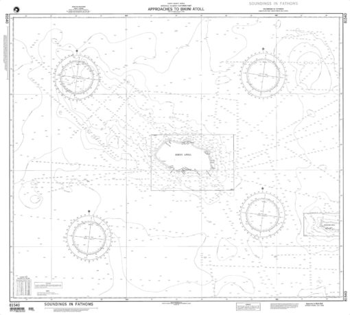 NGA Chart - Approaches to Bikini Atoll (Marshall Islands) - 81540