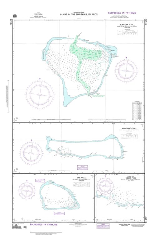 NGA Chart - Rongerik Atoll, Marshall Islands - 81557