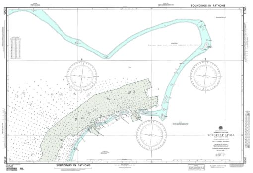 NGA Chart - Rongelap Atoll, Northeastern Part, Marshall Islands - 81565