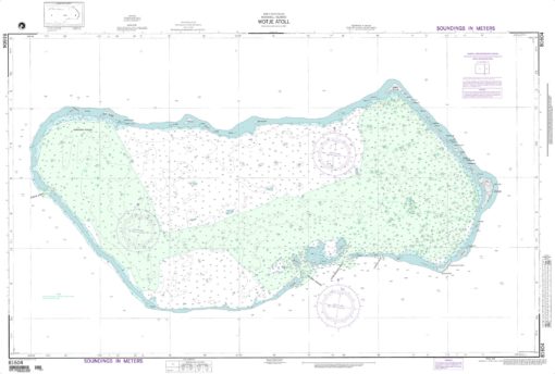 NGA Chart - Wotje Atoll, Marshall Islands - 81604