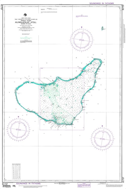 NGA Chart - Ailinglapalap Atoll (Marshall Islands) - 81737